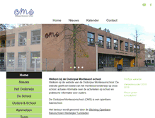 Tablet Screenshot of osdorpsemontessorischool.nl